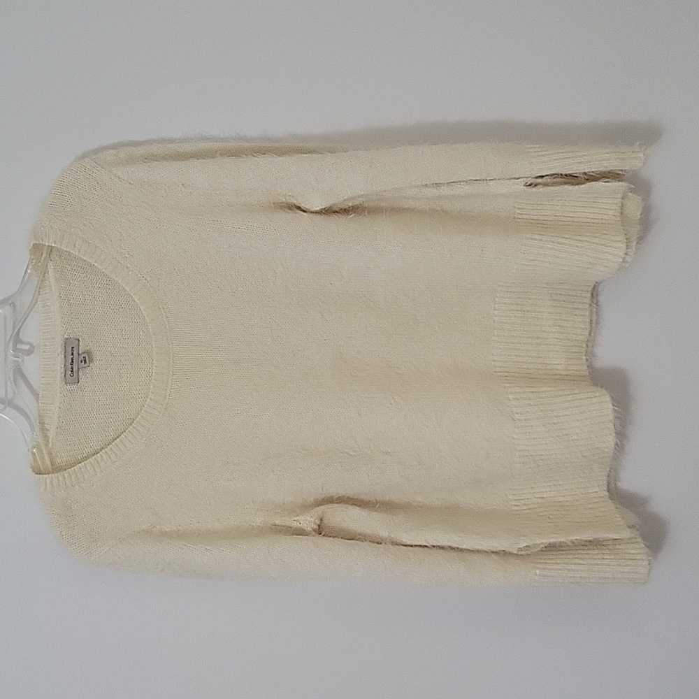 Calvin Klein Jeans Fuzzy Sweater, Size X-Large